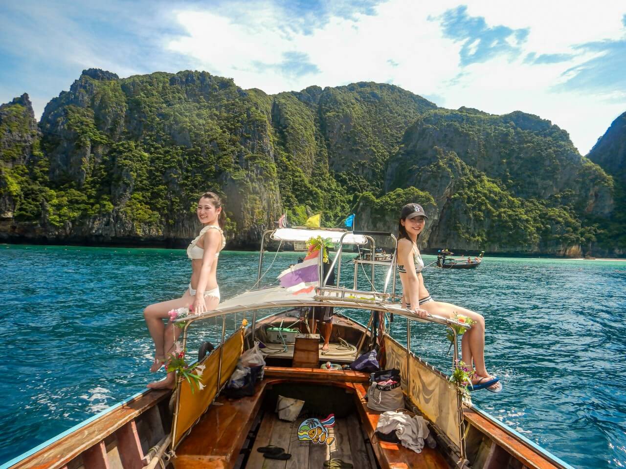ピピ 島 プライベート ボートでピレーラグーンを巡る2名のお客様